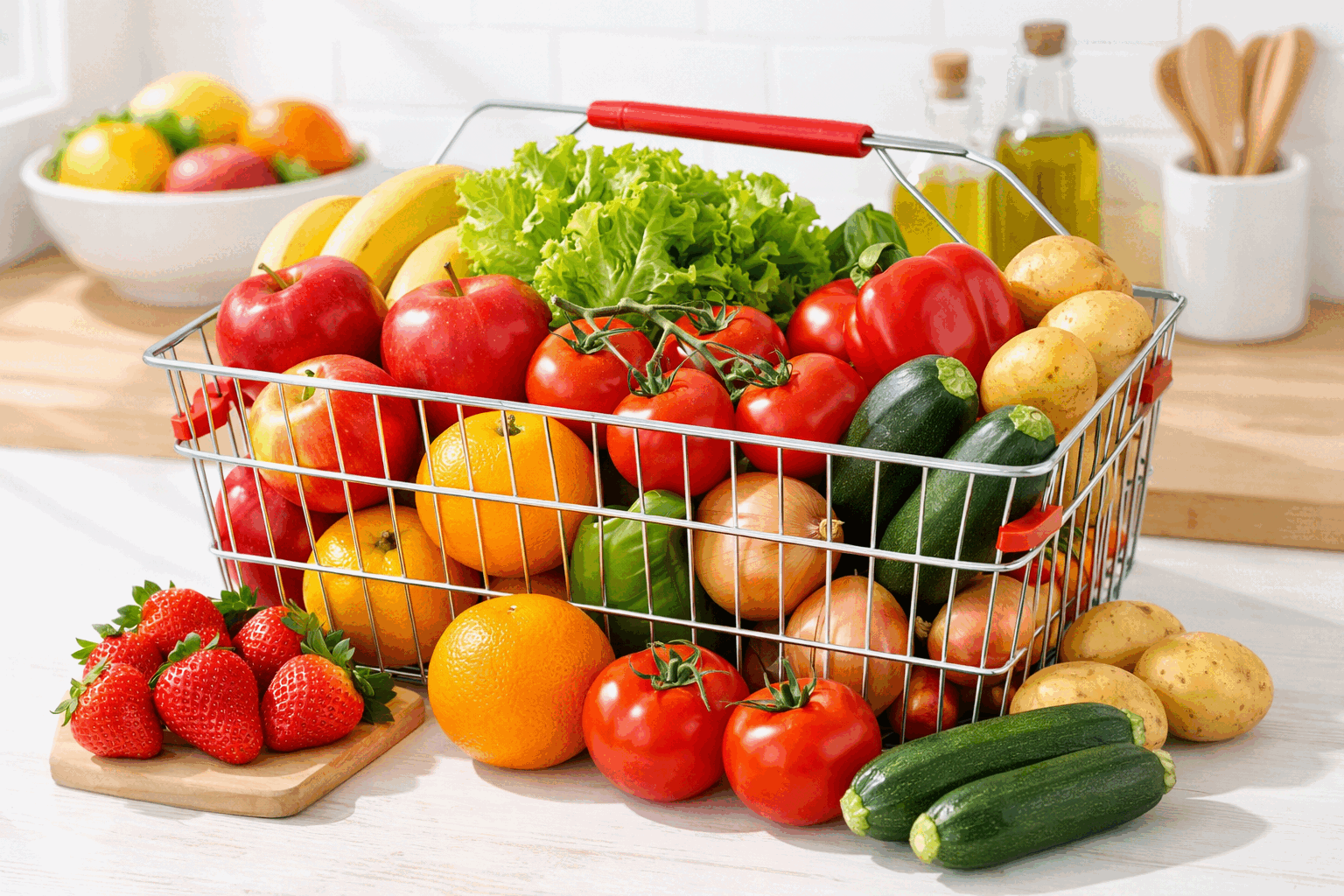 Poln voziček vitaminov za manj kot 15 €? Izziv sprejet!